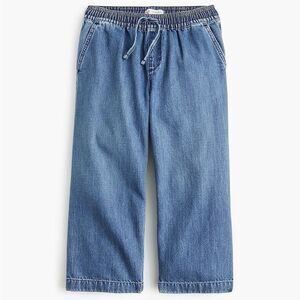 J. Crew Chambray Relaxed Trousers